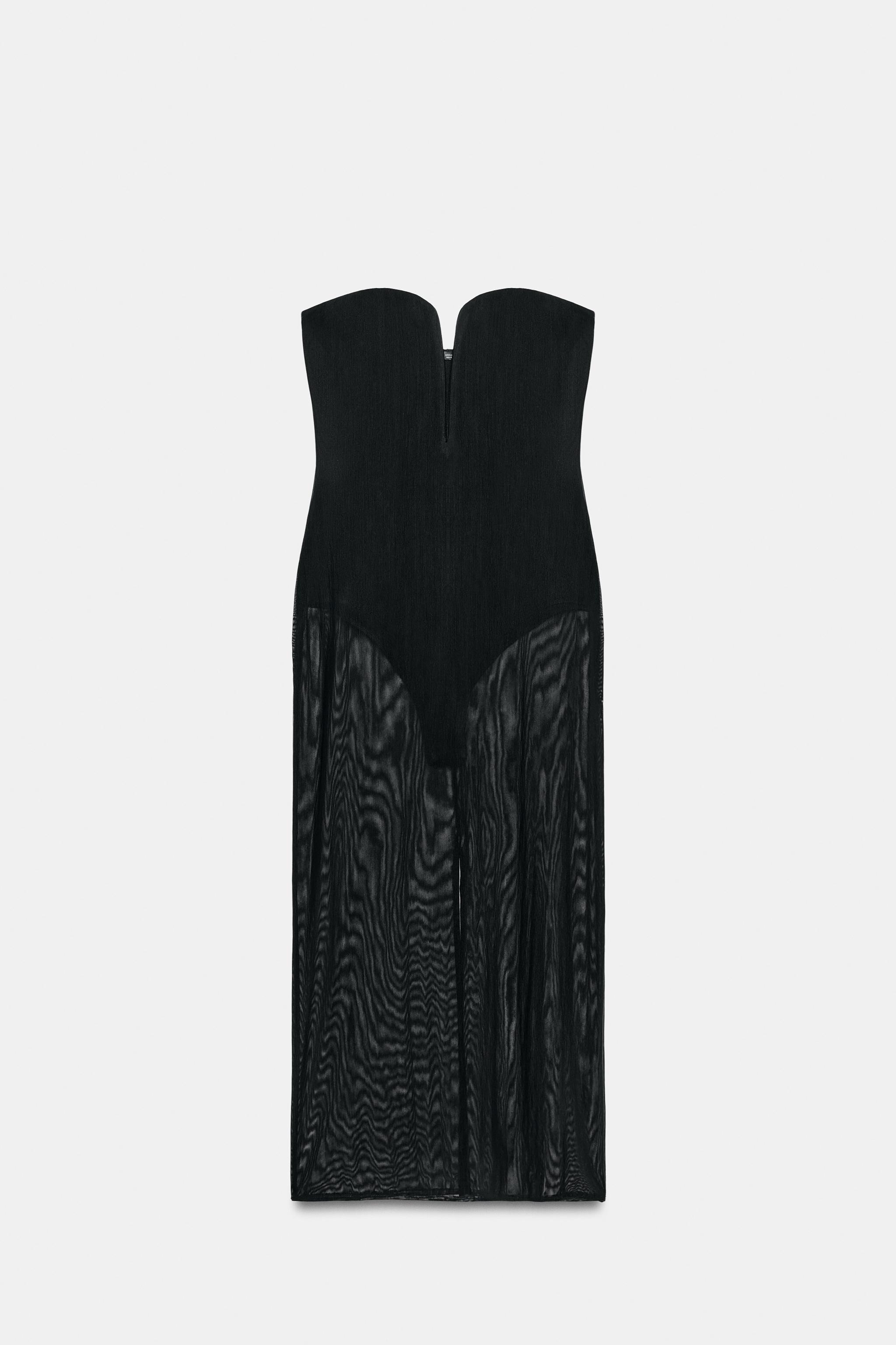 TULLE BODYSUIT DRESS