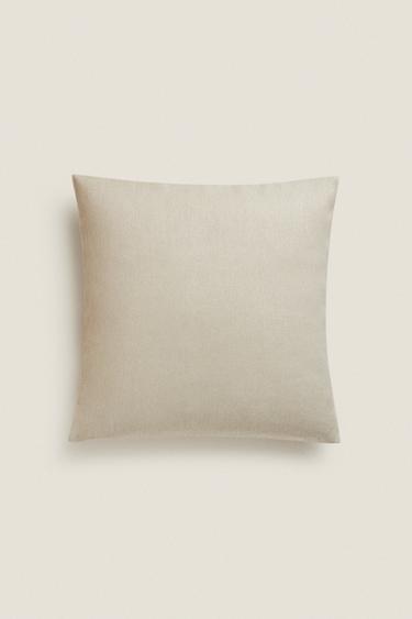 Zara PLAIN THROW PILLOW COVER - Light brown