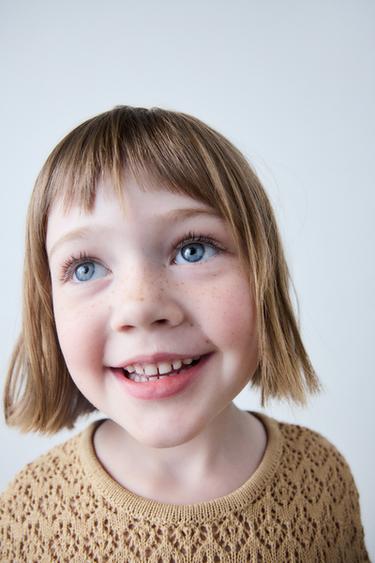 TOP PUNTO POINTELLE - Ocre de Zara