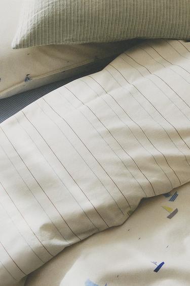 KIDS' COTTON BOAT DUVET COVER - Multicoloured by Zara