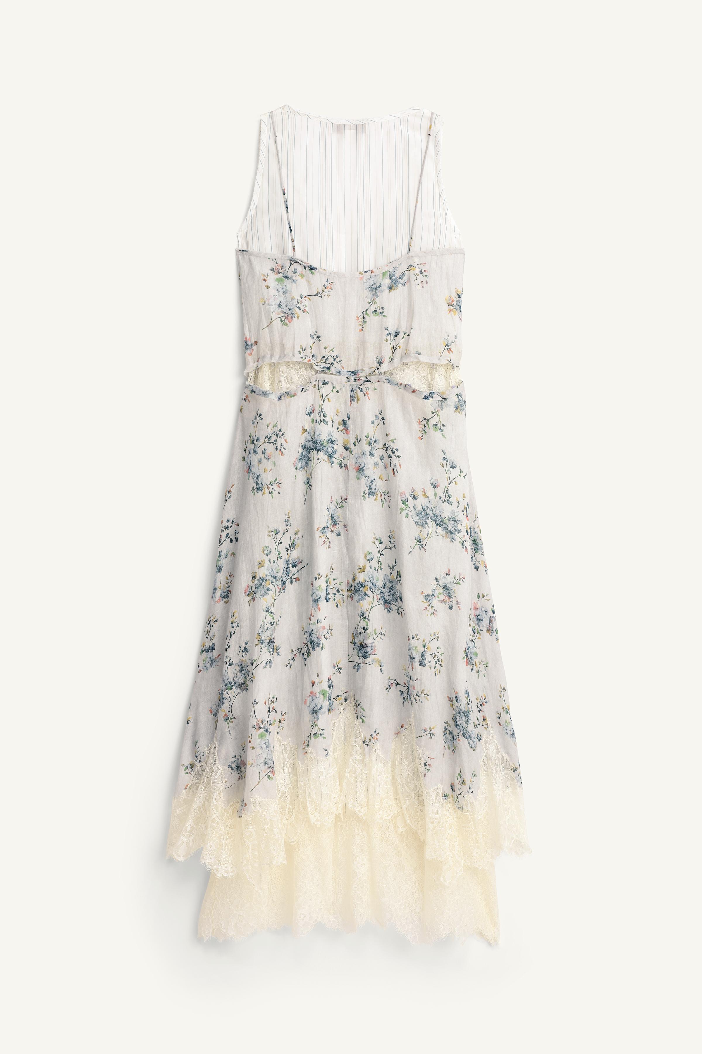 LIMITED EDITION RAMIE PRINTED DRESS