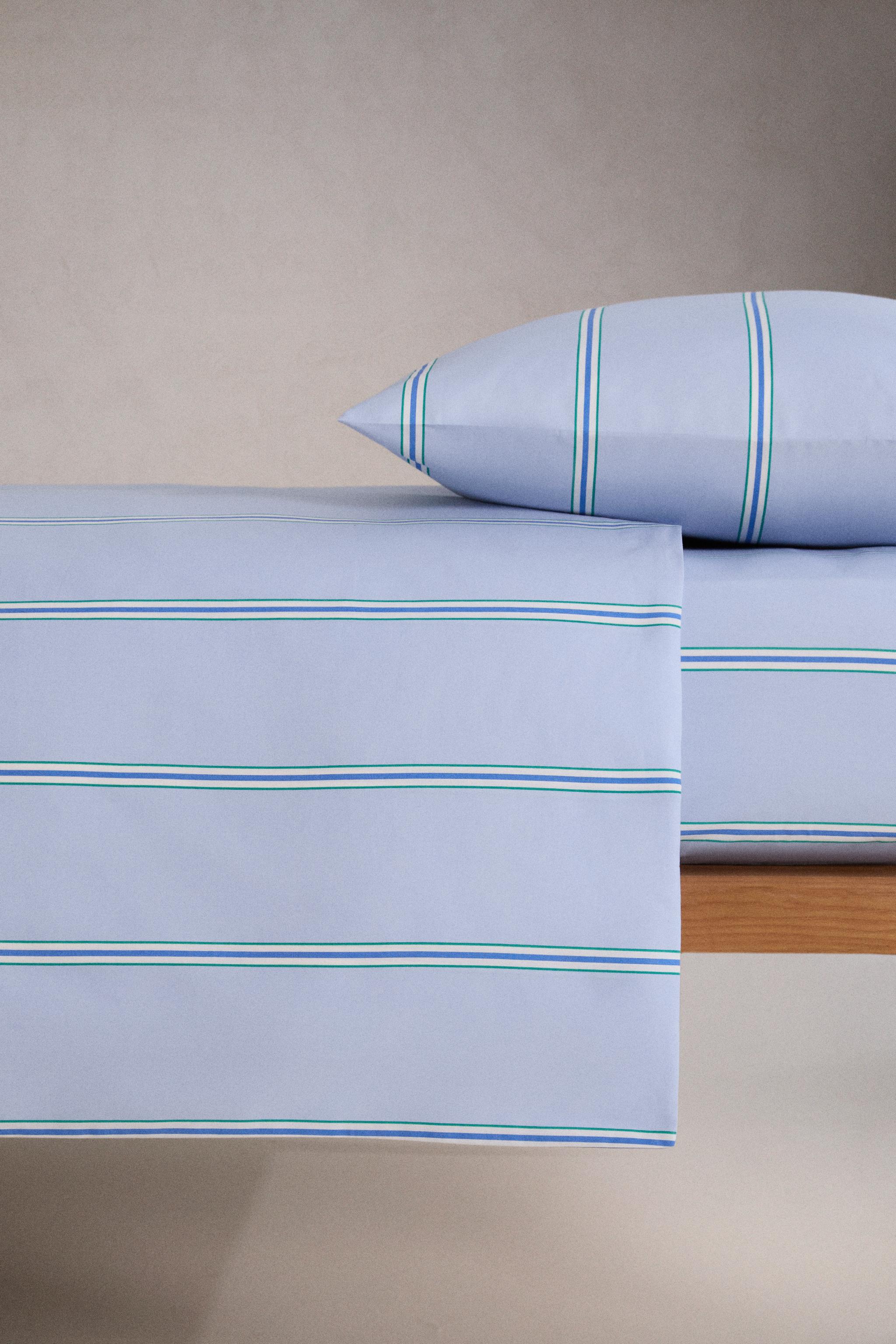 Zara KIDS' STRIPED FITTED SHEET — фото 3