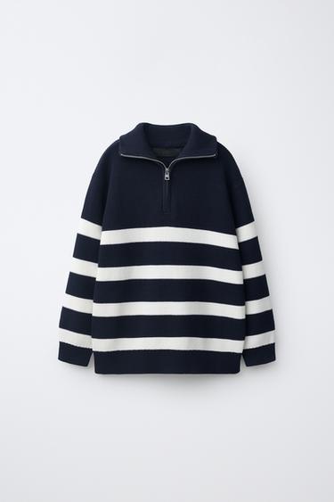 JERSEY RAYAS - Marino de Zara