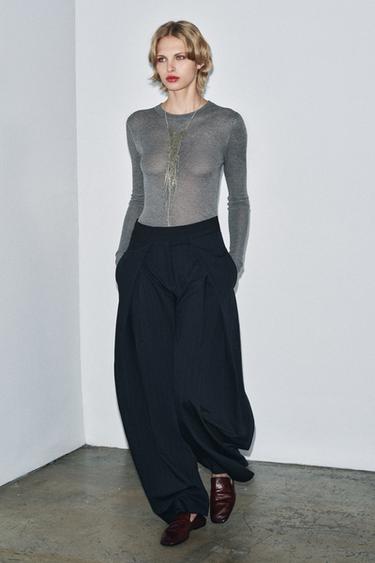 EXTRA FINE KNIT TOP - Grey by Zara - Image 0
