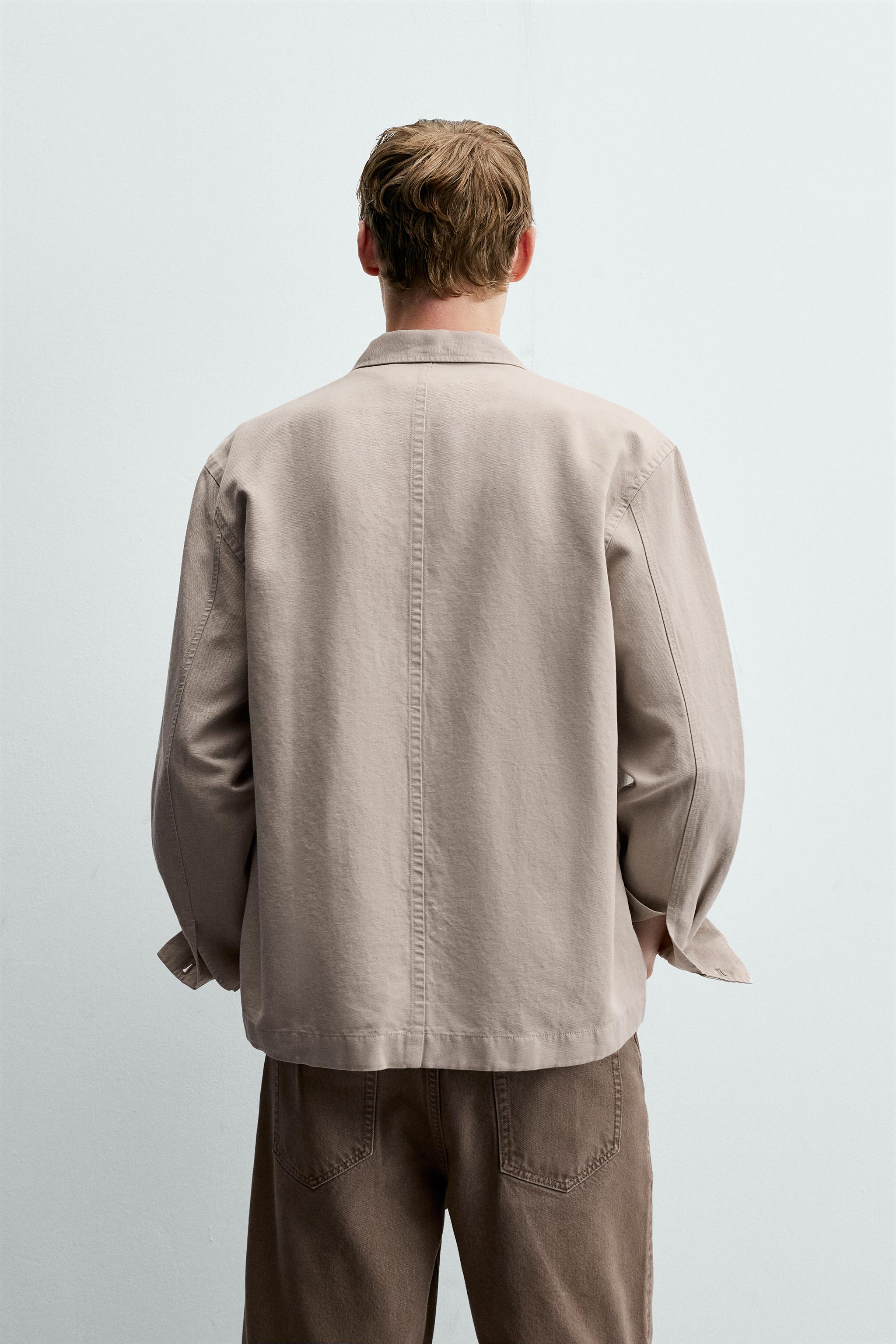 Zara REGULAR FIT OVERSHIRT — фото 3