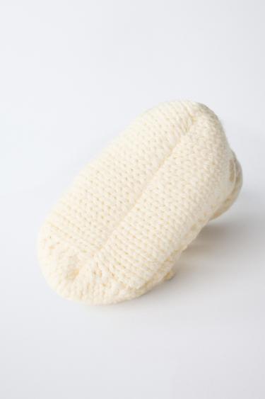 CHAUSSONS À NŒUD - Blanc écru de Zara - Image 6