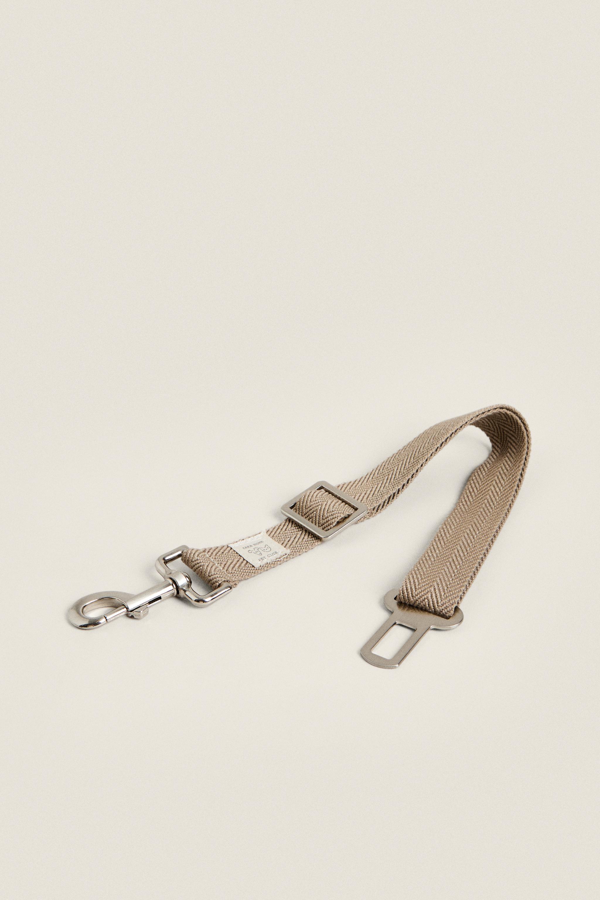 PET CAR SAFETY BELT — Khaki