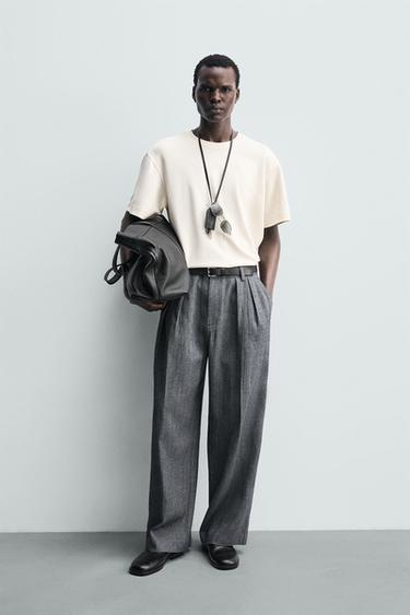 MEHKA OHLAPNA MAJICA - Belkasta od Zare