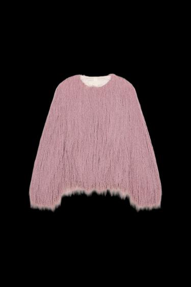 BOMBERJACKE MIT FRIBSEN - Lila von Zara - Bild 0