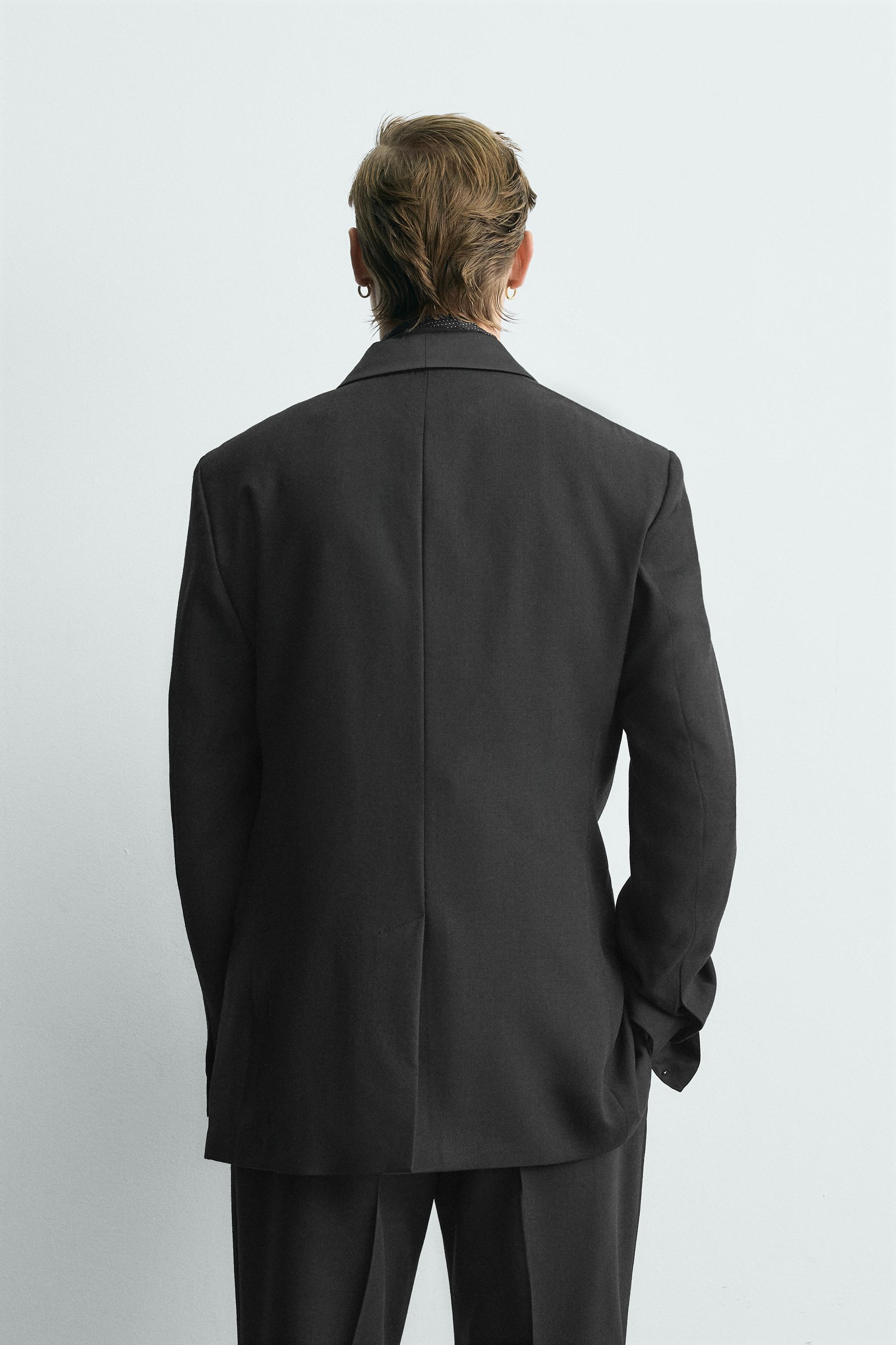 ウールタキシードブレザー - ブラック | ZARA Japan / 日本