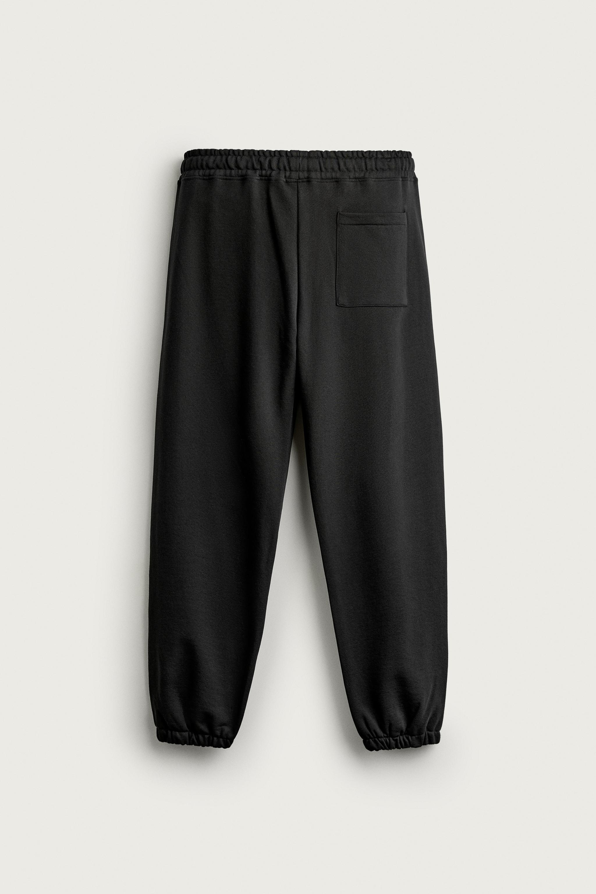 Мужские брюки Zara BASIC JOGGER PANTS — фото 7