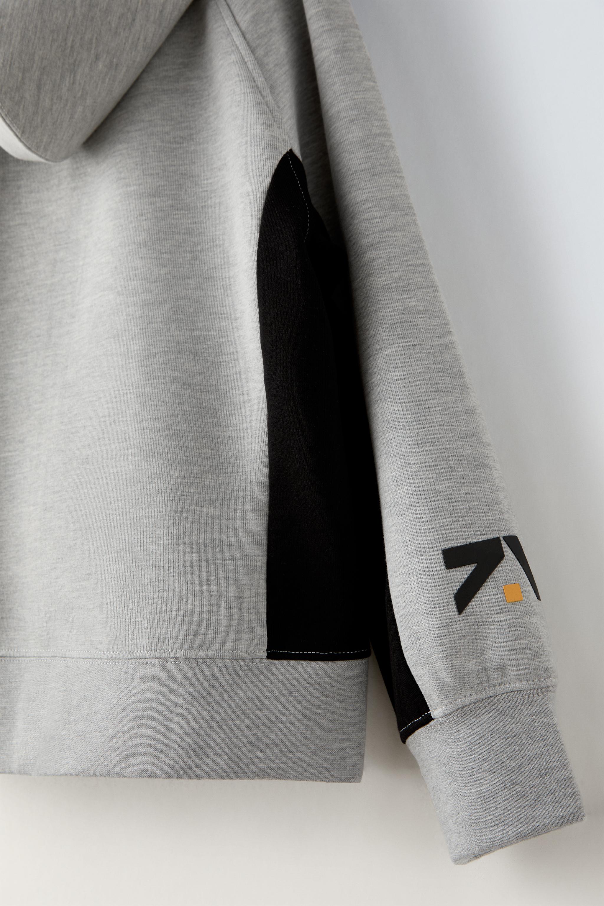 SPORTY ZIP-UP JACKET - Grey marl | ZARA United Kingdom SPORTY ZIP-UP JACKET - Grey marl | ZARA United Kingdom