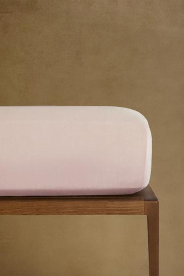 DRAP-HOUSSE LIN LAVÉ | 30 CM HAUTEUR (140 G/M²) - Rose pâle de Zara - Image 5