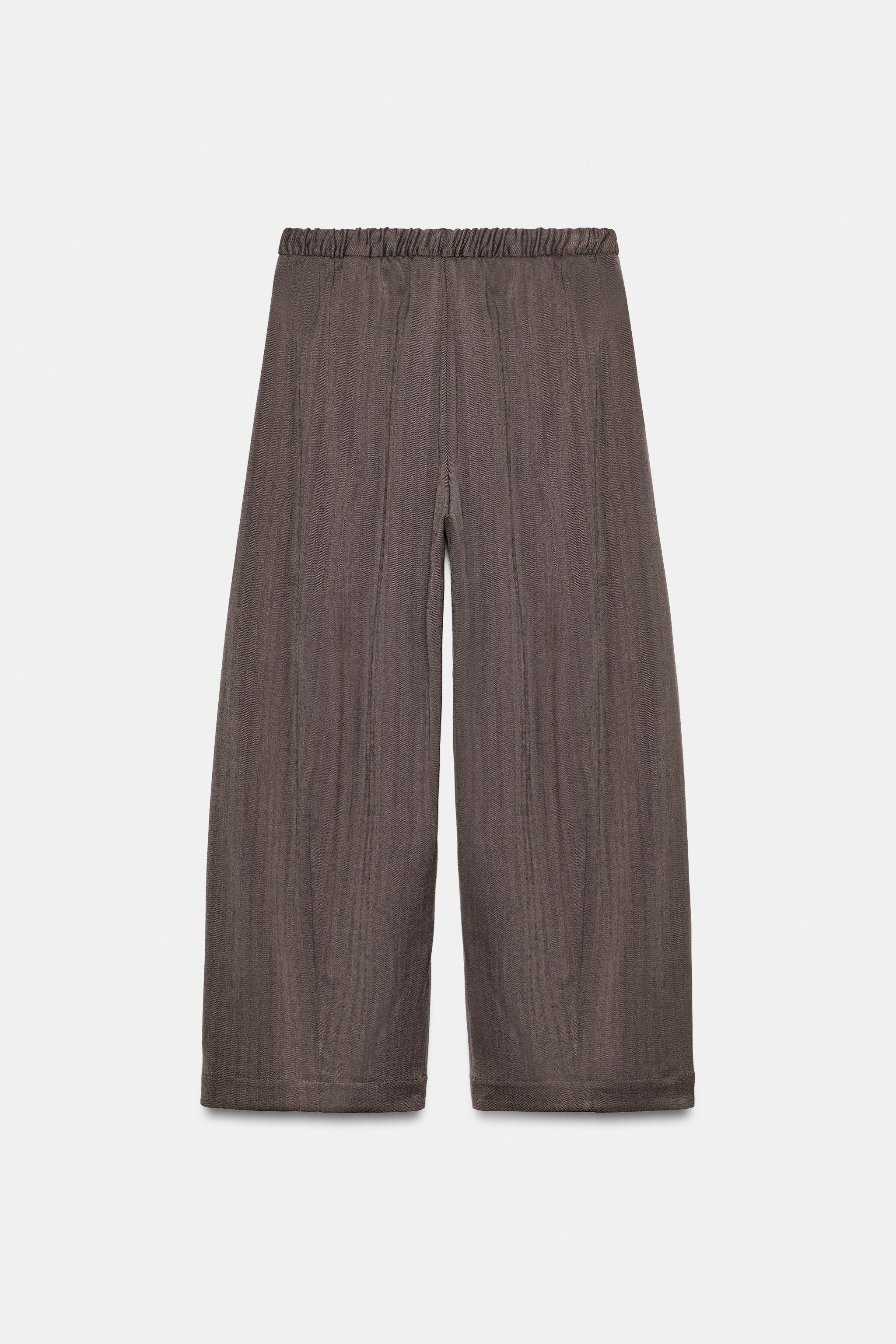 PANTALON À JAMBES LARGES COLLECTION ZW