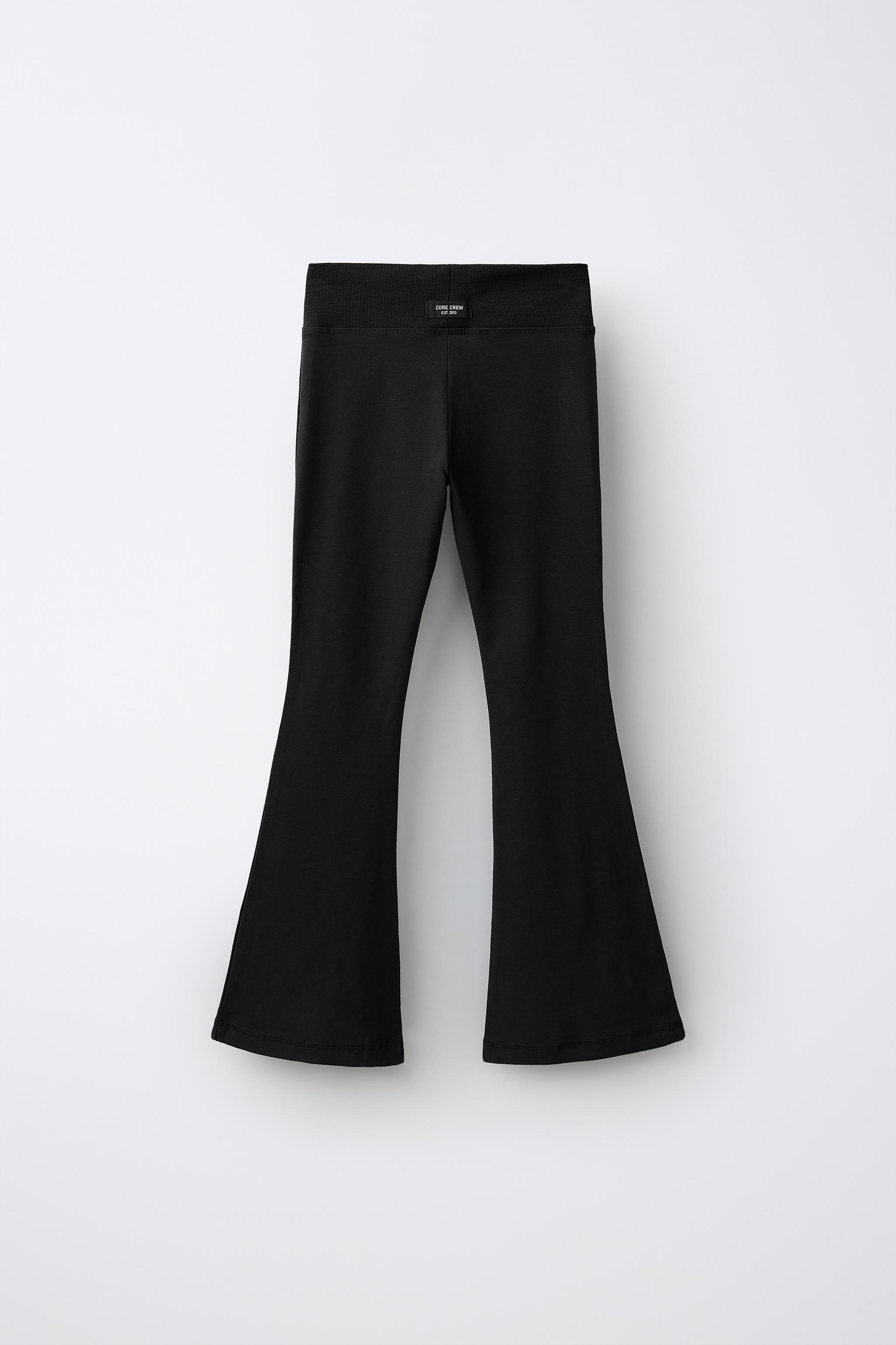 PLAIN FLARE LEGGINGS