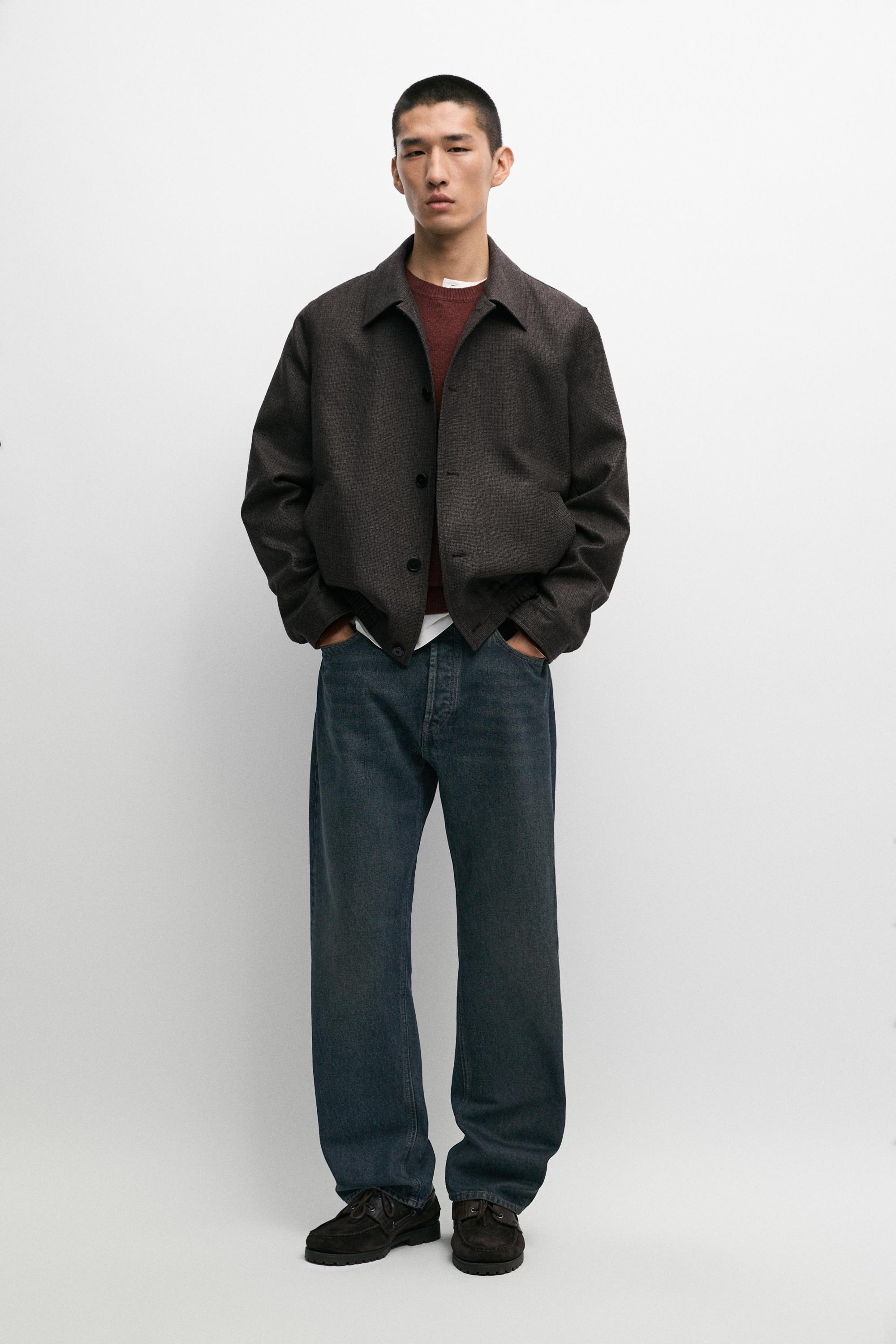 Blouson bomber en flanelle