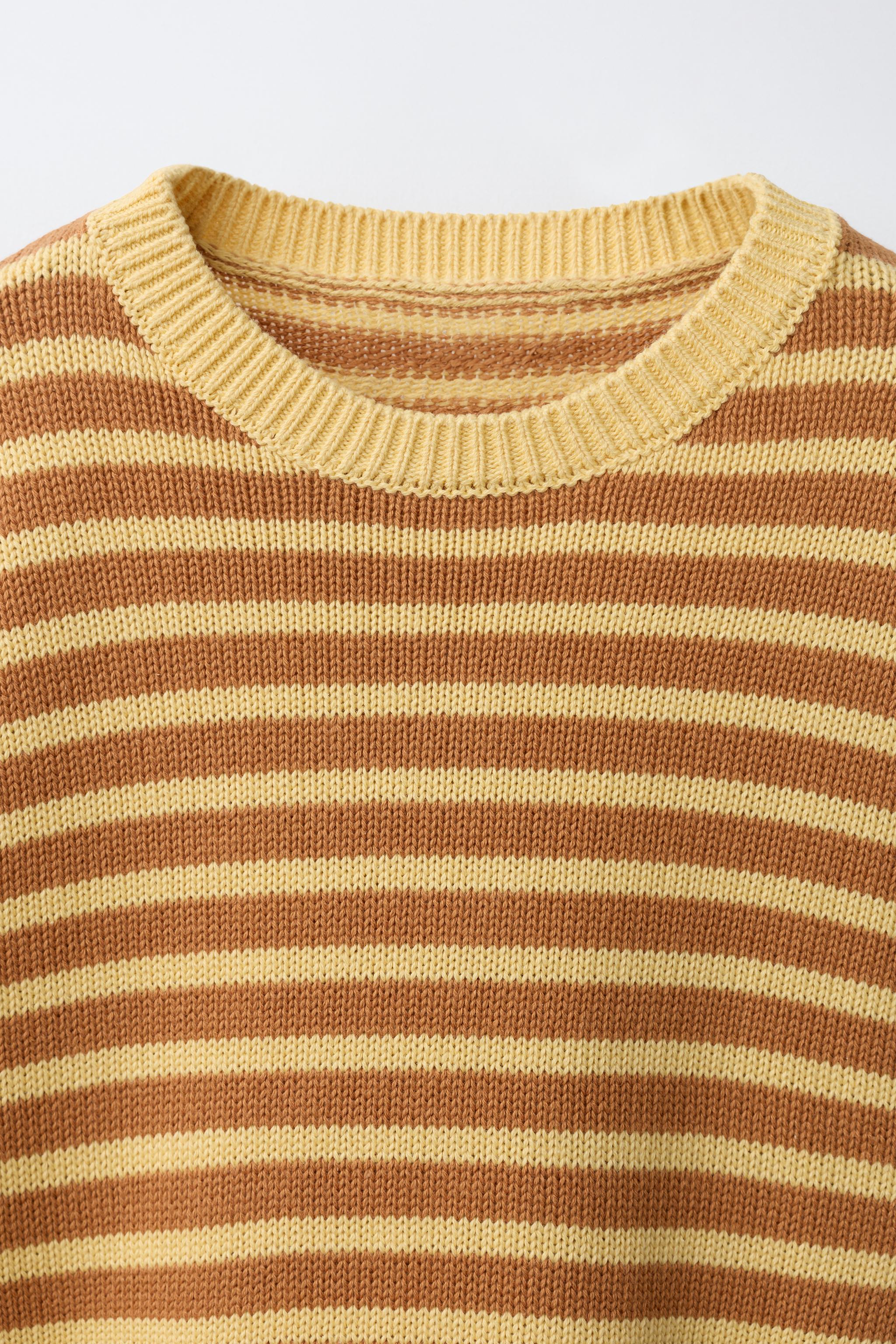 STRIPED KNIT JUMPER