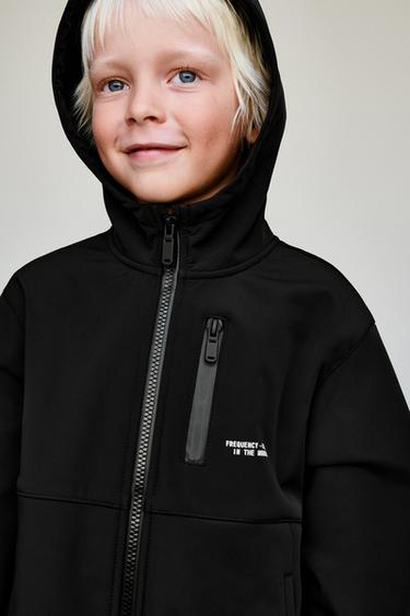 VESTE À CAPUCHE DOUBLÉE - Noir de Zara