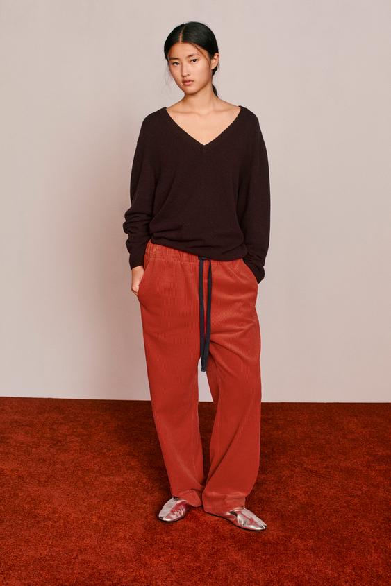 JERSEY LISO 100% LANA CREATED BY CARAMEL LONDON X ZARA - Vino de Zara - Imagen 0