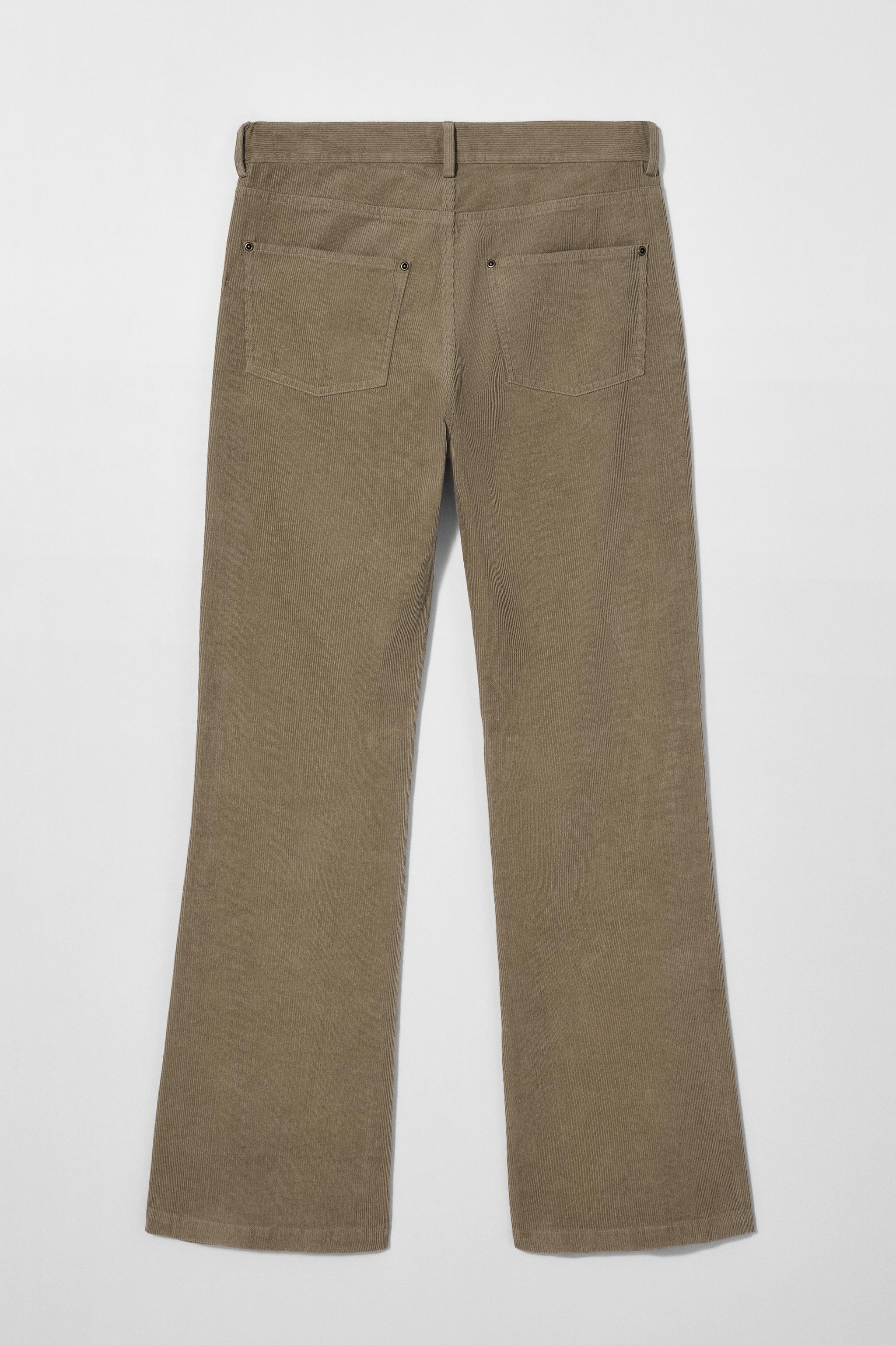FLARE FIT CORDUROY PANTS BOBBY GILLESPIE X ZARA - Beige