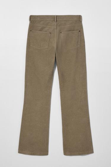 FLARE FIT CORDUROY TROUSERS BOBBY GILLESPIE X ZARA - Beige by Zara - Image 2