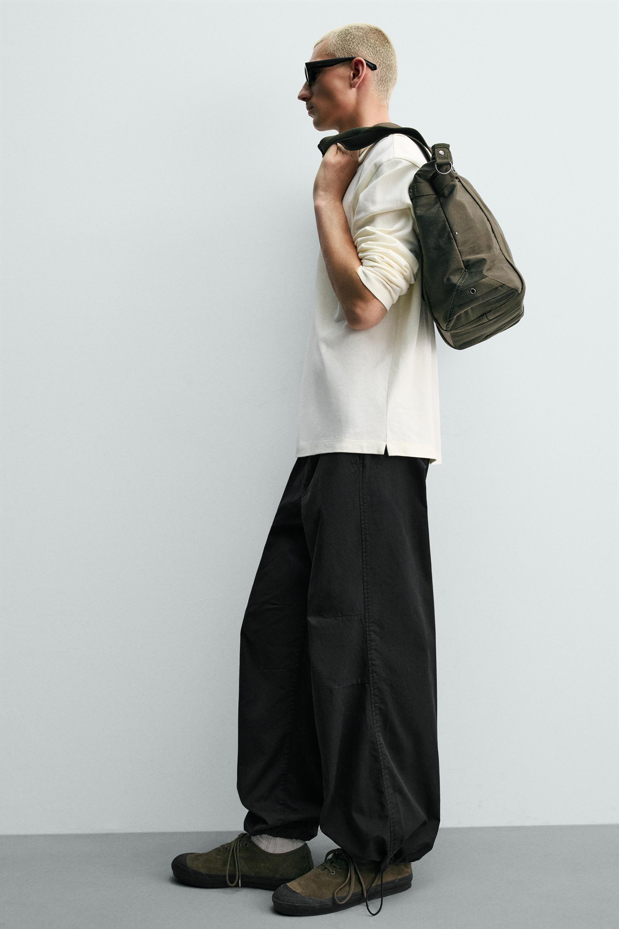 RELAXED FIT PARACHUTE PANTS