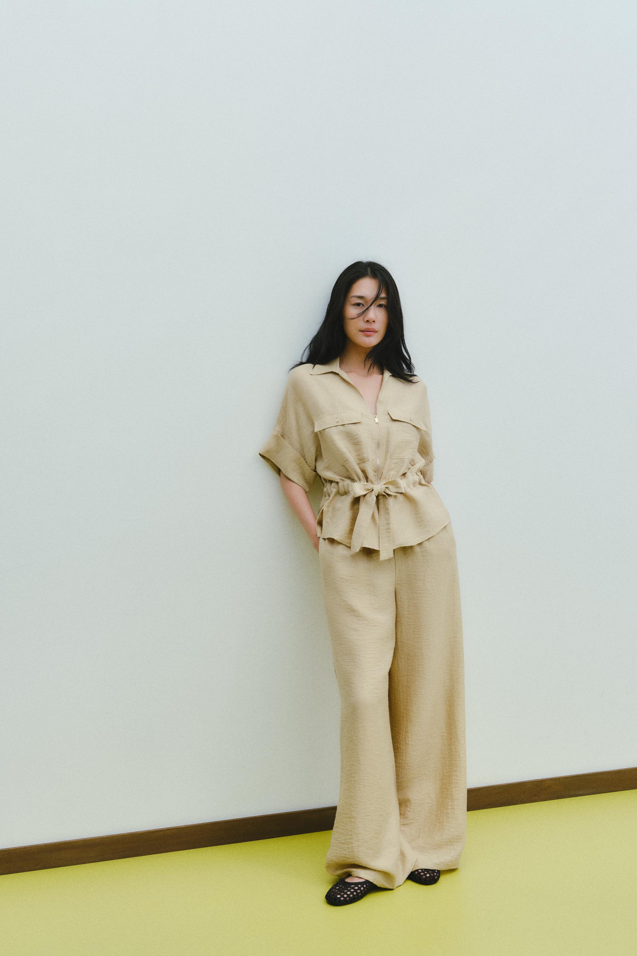 サファリシャツ - ゴールデンブラウン | ZARA Japan / 日本