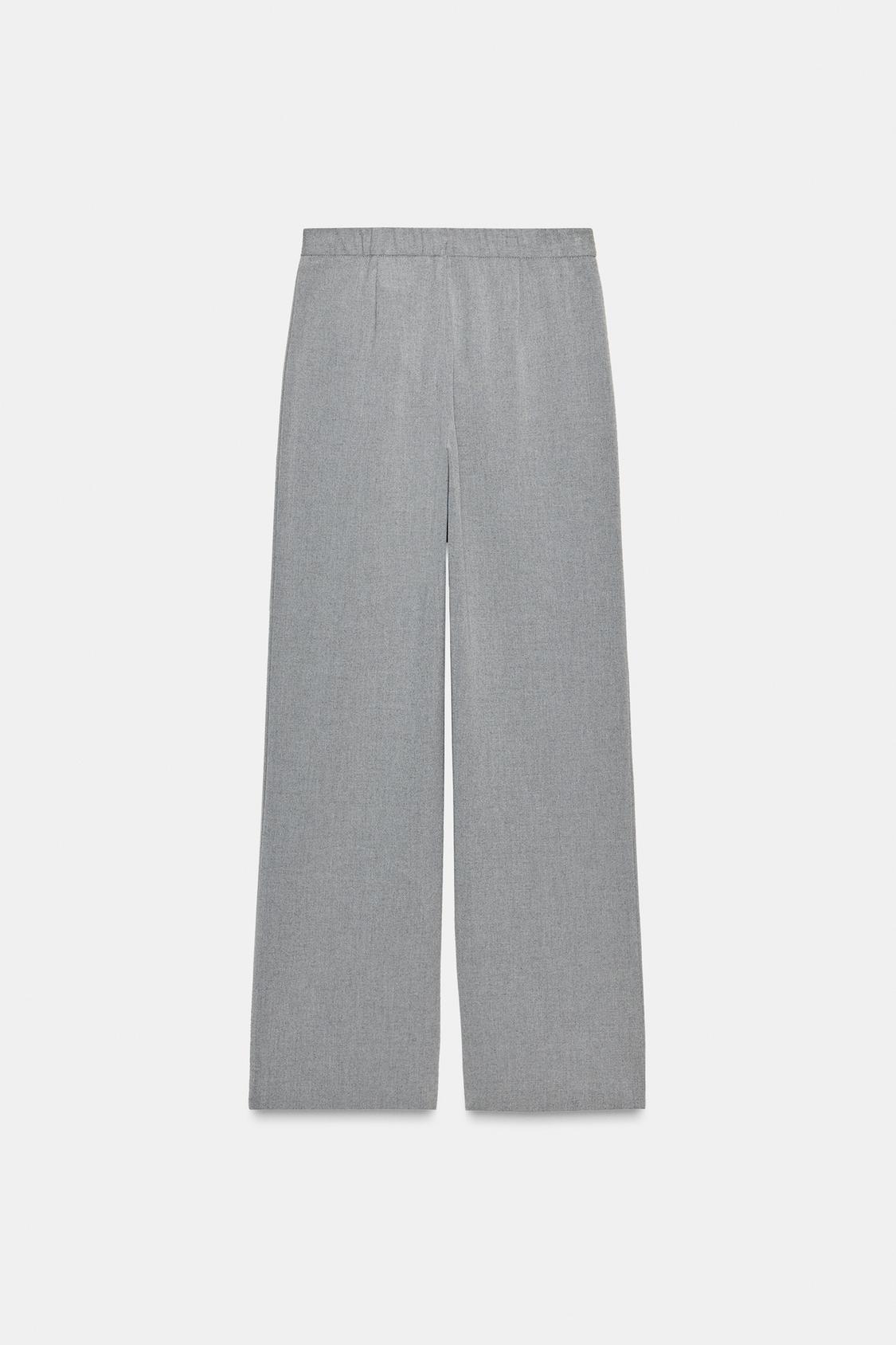 MID-RISE STRAIGHT LEG PANTS