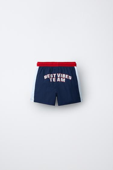 6-14 YEARS / SIX SEVEN SWIM SHORTS - Blue/White by Zara - Image 1