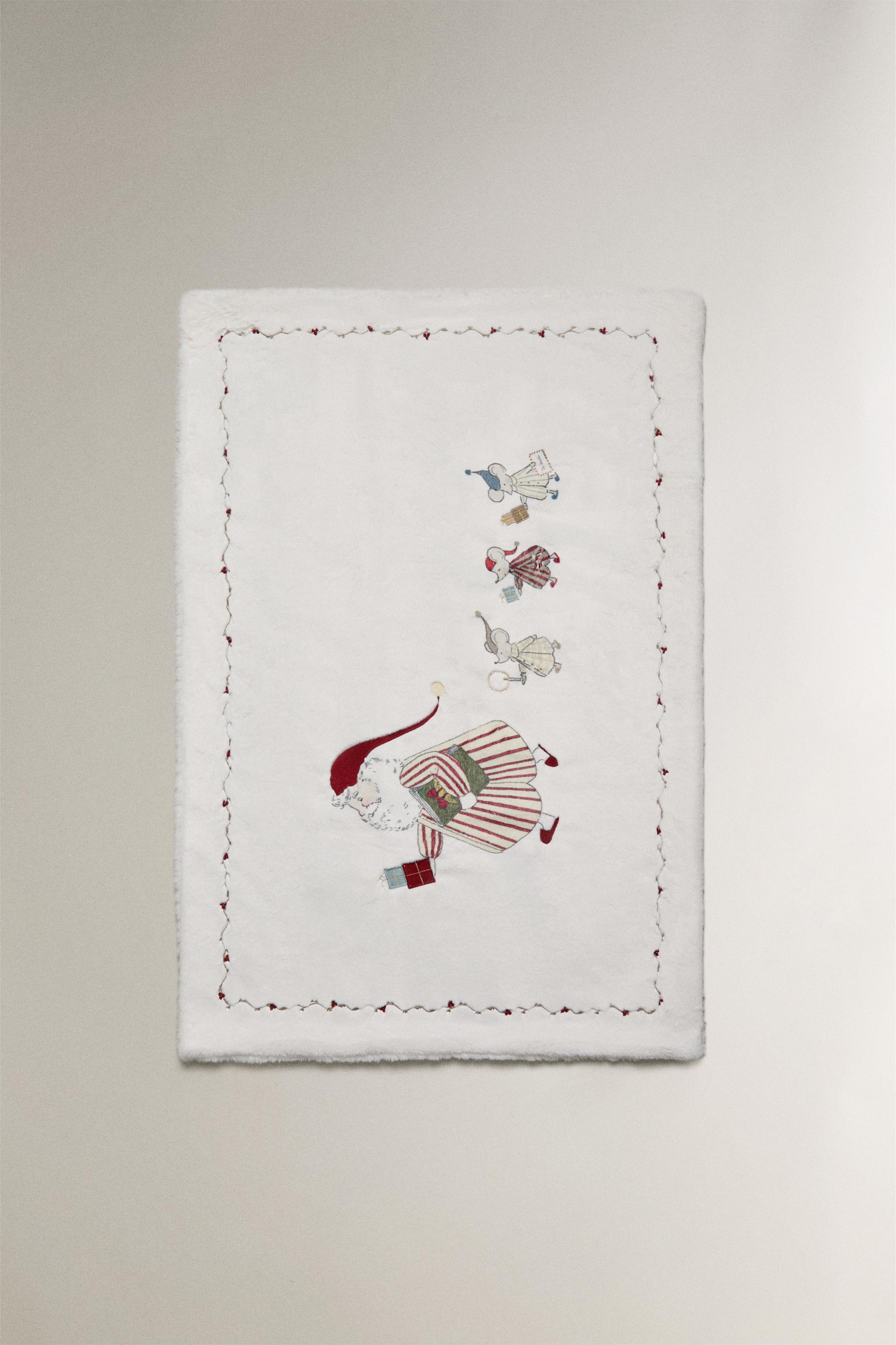 COUVERTURE POLAIRE ENFANT PÈRE NOËL NOËL