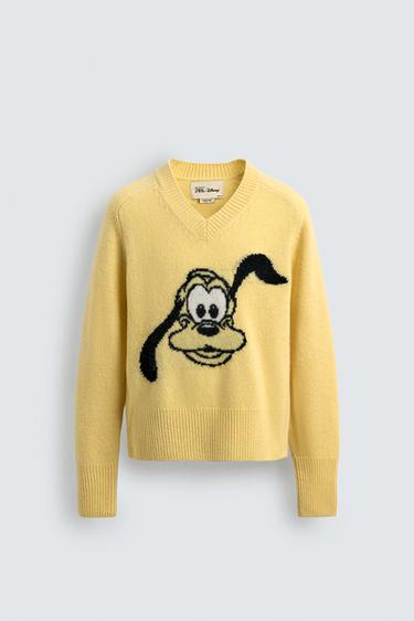 ÁO JERSEY LEN PLUTO HARRY LAMBERT FOR ZARA X DISNEY - Màu vàng từ Zara