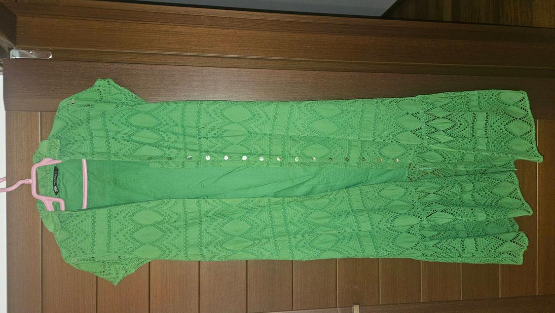 SHIRT DRESS WITH CUTWORK EMBROIDERY - Image 10
