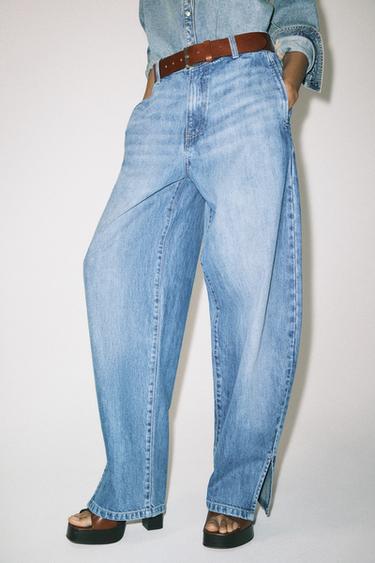 ZW COLLECTION BALLOON JEANS - Blue by Zara