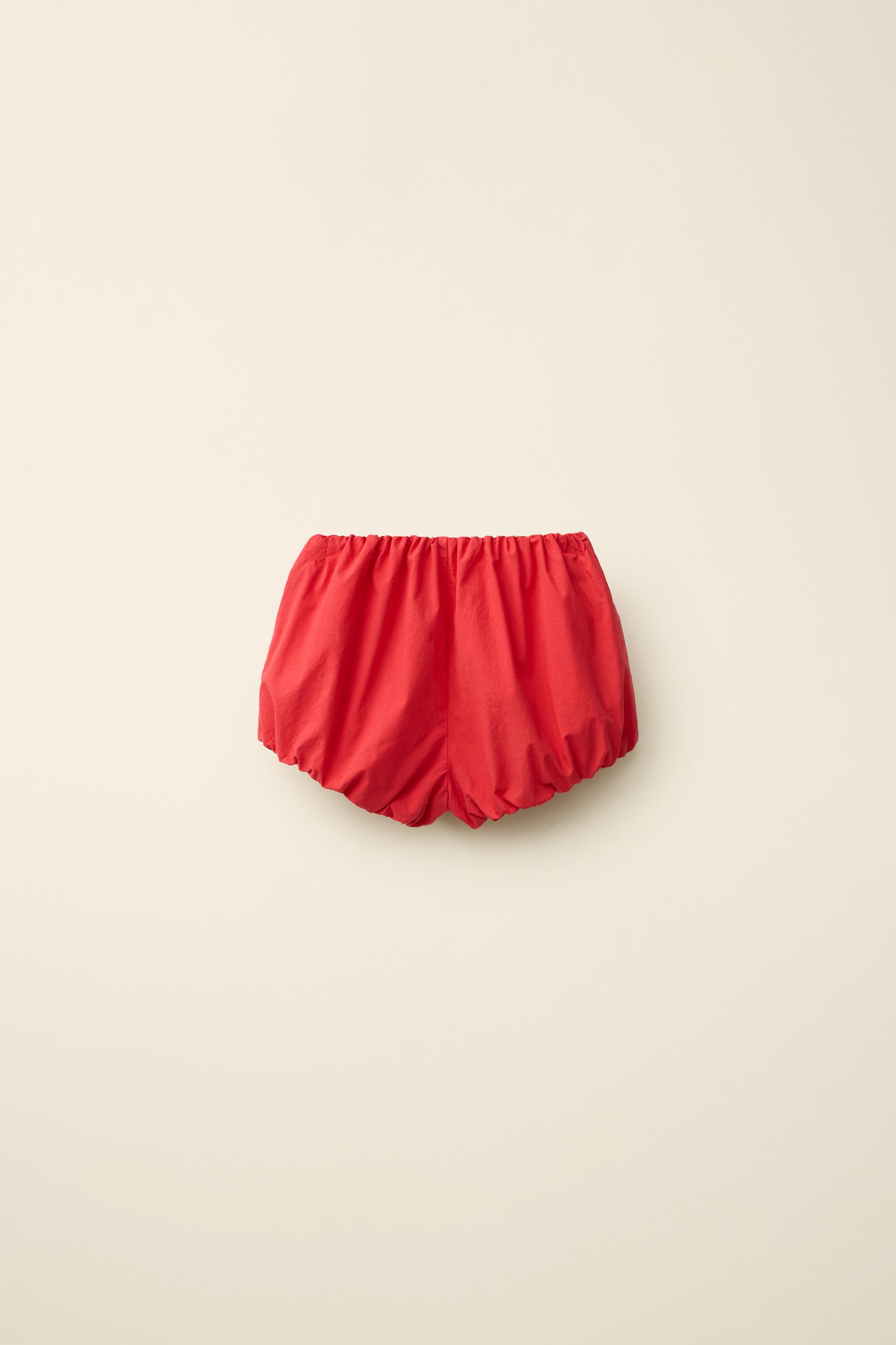 POPLIN BLOOMERS CREATED BY CARAMEL LONDON X ZARA - Red | ZARA