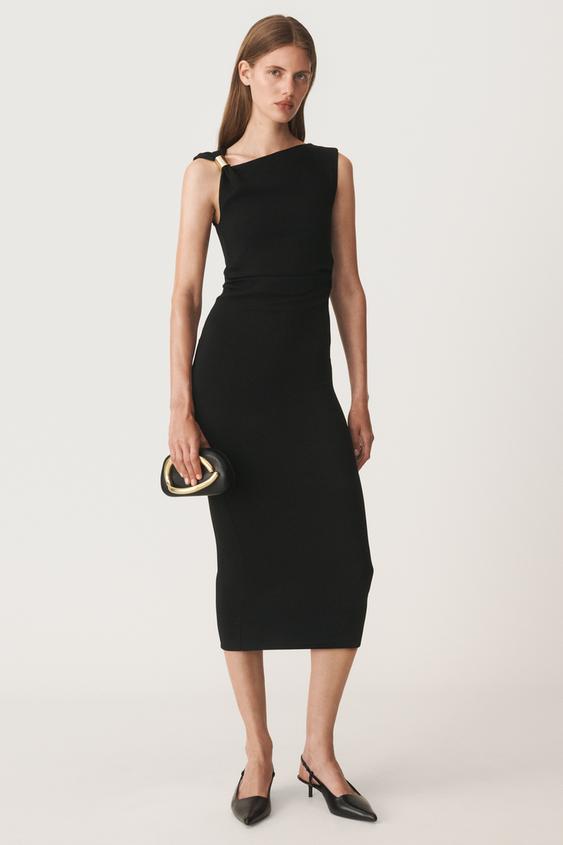 ASYMMETRIC FITTED DRESS 50TH ANNIVERSARY