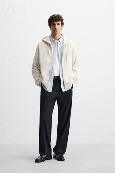 HOODIE WITH ZIP - SILVER UNIVERSE by Zara - Image 0