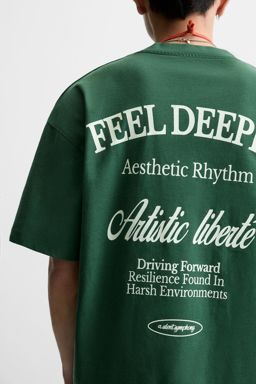 Thumbnail image for SLOGAN PRINT T-SHIRT