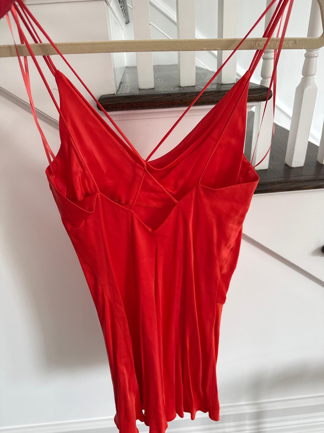 BURNT ORANGE MINI DRESS - Image 2