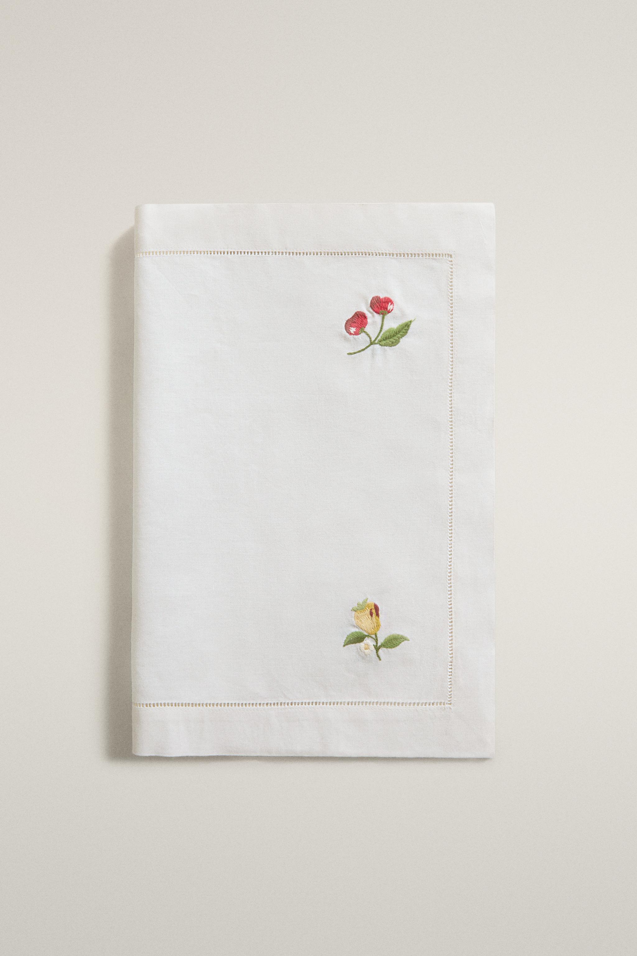 EMBROIDERED FRUIT PLACEMAT