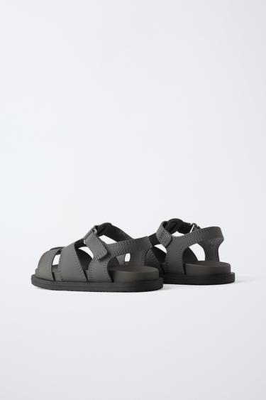 RUBBERISED SANDALS - Grey by Zara - Image 3