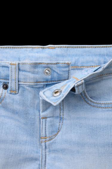 REGULAR DENIM BERMUDA SHORTS - Light blue by Zara