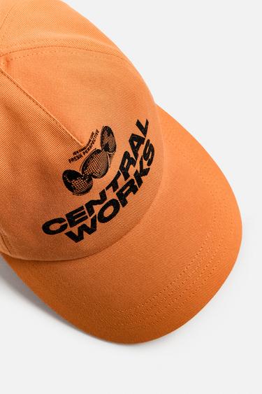 CASQUETTE À IMPRIMÉ EN CONTRASTE - Orange de Zara - Image 5