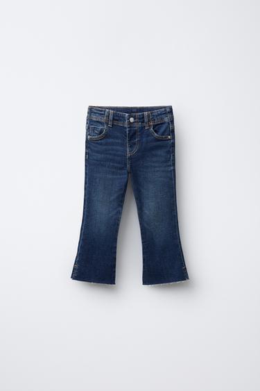 BOOTCUT DENIM TROUSERS - Blue by Zara
