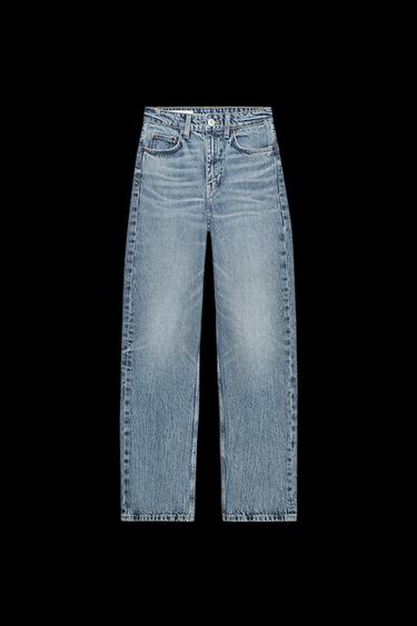 MOM-FIT-JEANS MIT HOHEM BUND – TRF - Blau / Grau von Zara - Bild 0