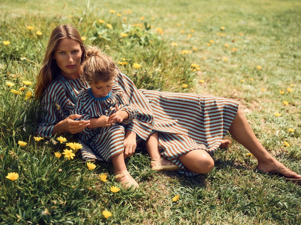 LIMITED EDITION STRIPED KAFTAN DRESS