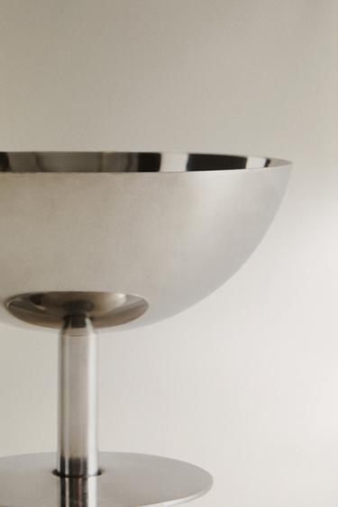 SHINY METAL ICE-CREAM CUP - Silver by Zara - Image 4