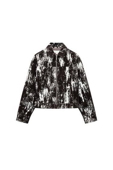 CAZADORA FLOCADA ESTAMPADO ANIMAL