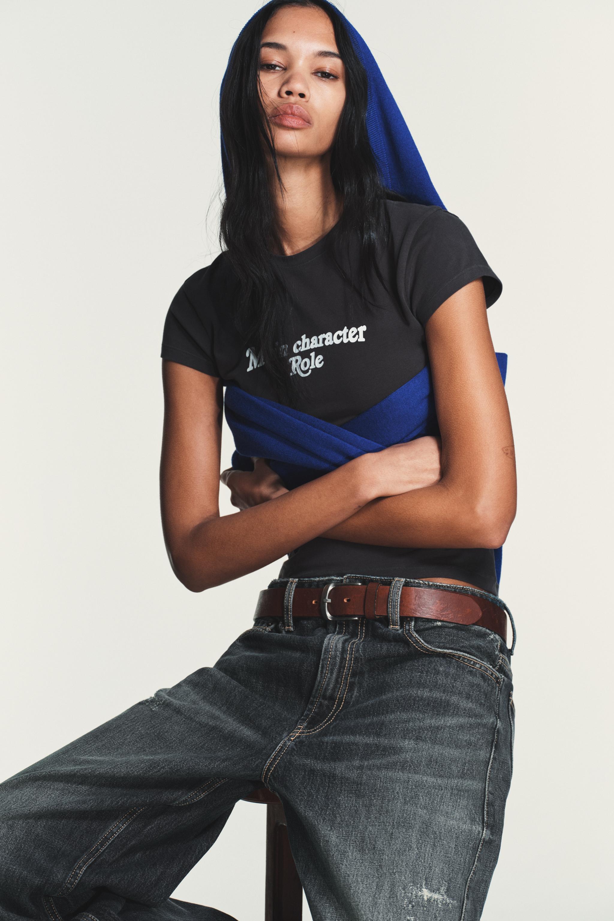 ÖNÜ YAZILI T-SHIRT - Görsel 2
