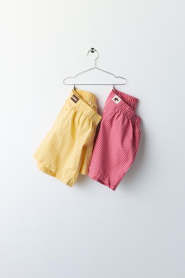 PACK DE 2 BOXERS EN POPELINE COMBINÉE PUKAS SURF X ZARA - divers de Zara