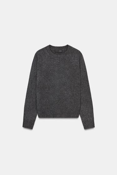 PULL 100% CACHEMIRE - Gris anthracite de Zara - Image 4